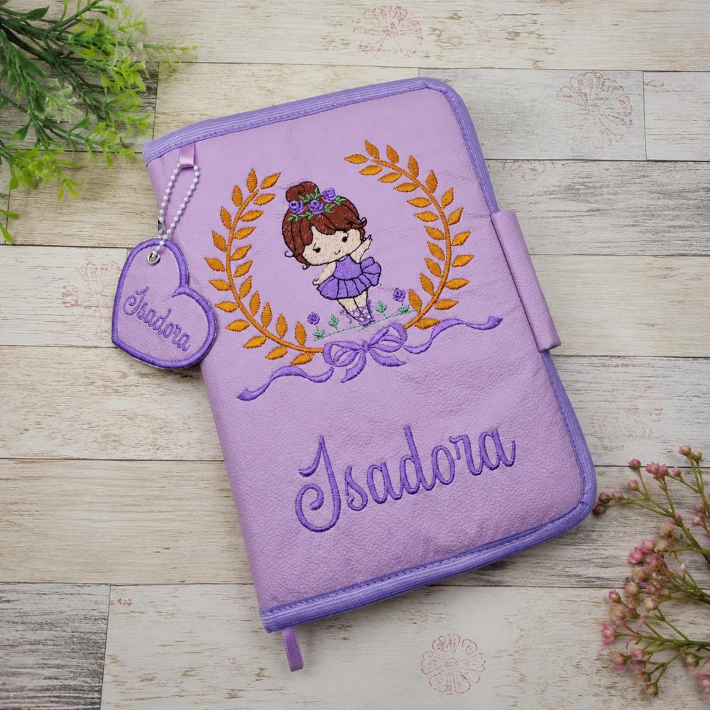 Capa Caderneta de Vacinação Personalizada Bordada