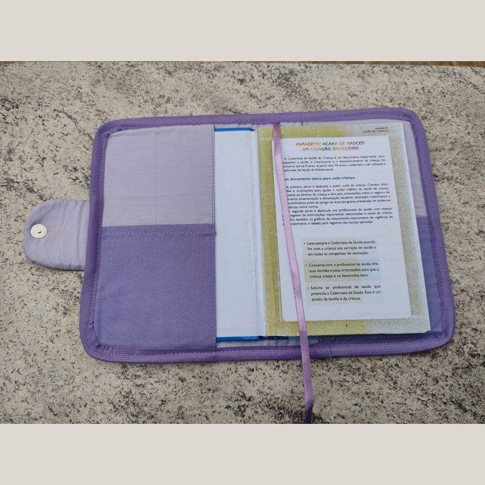 Capa Caderneta de Vacinação Personalizada Bordada