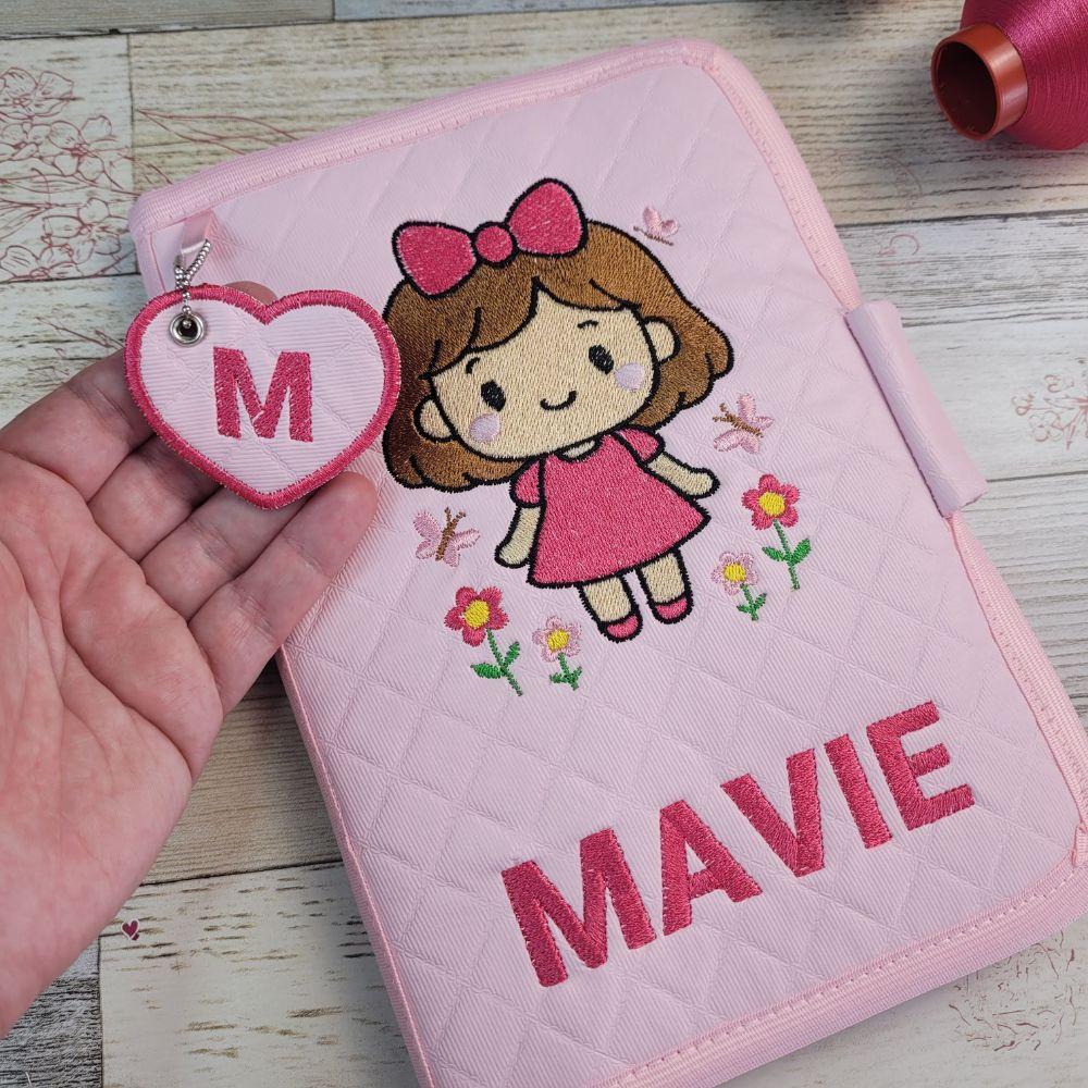 Capa Caderneta de Vacinação Personalizada Bordada