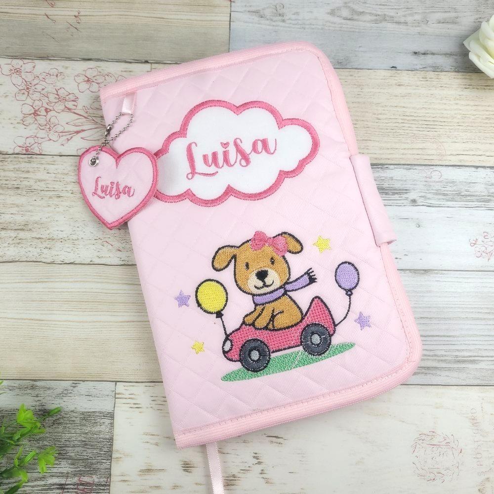 Capa Caderneta de Vacinação Personalizada Bordada
