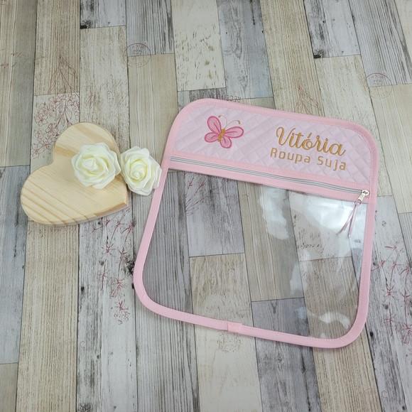 Kit Saco de Roupa Limpa e Suja Personalizado Impermeável