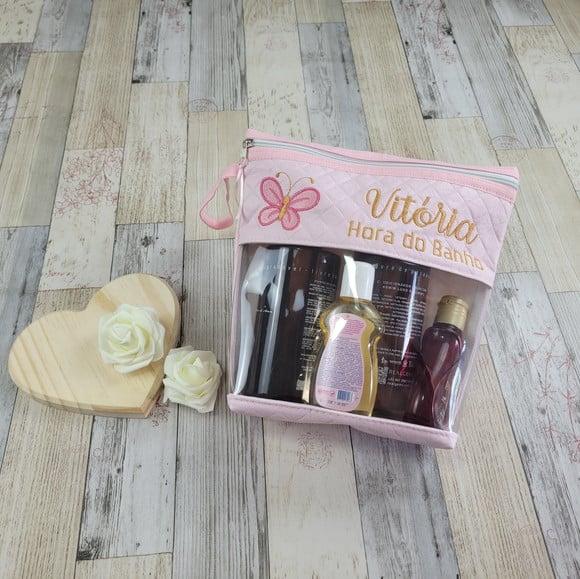 Necessaire Porta Shampoo Impermeável Personalizada
