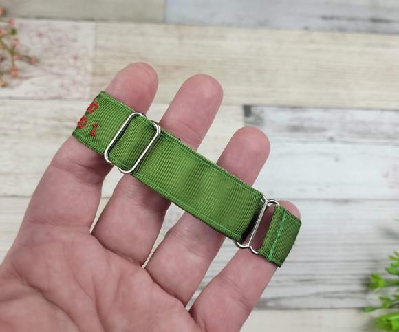 Pulseira de Identificação com Alerta Médico - Verde Musgo