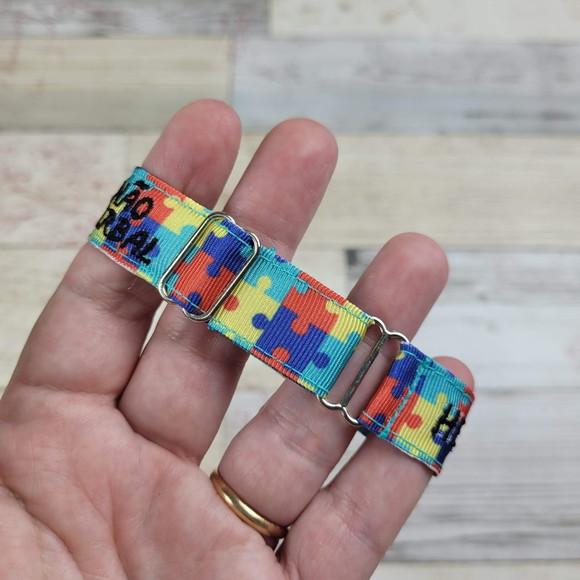 Pulseira de Identificação Infantil Autismo Tea - Preta