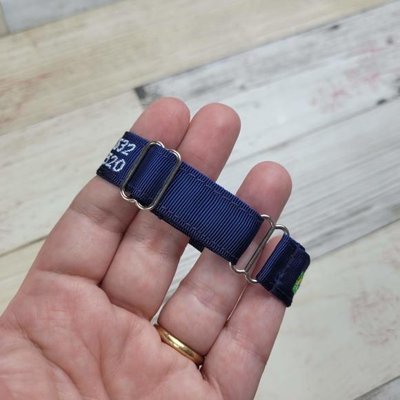 Pulseira de Identificação Personalizada - Azul Marinho