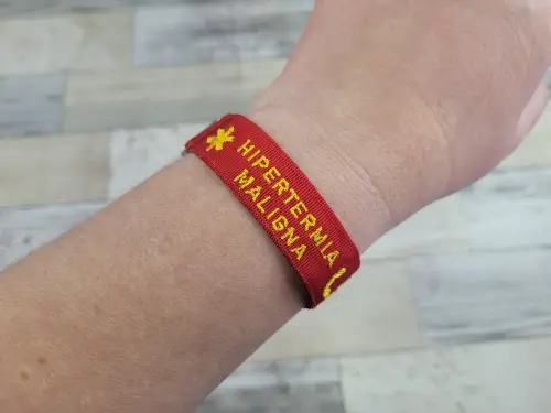 Pulseira de Identificação Infantil Personalizada – Nome e Telefone Bordado