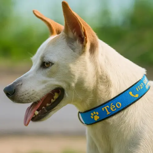 Coleira de Identificação para Cachorro