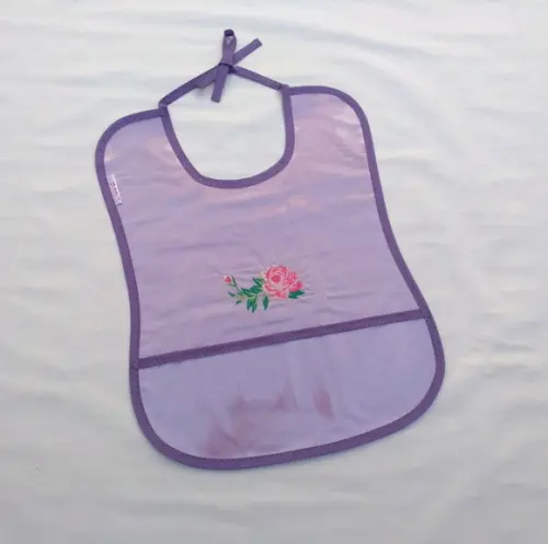 Babeiro Geriátrico Plastificado Bordado