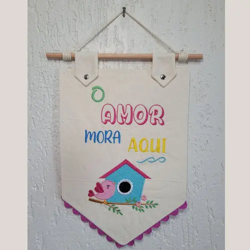 Enfeite de Porta - Flâmula Decorativa