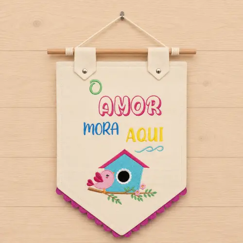 Enfeite de Porta - Flâmula Decorativa