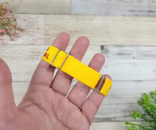 Pulseira de Identificação com Alerta Médico - Amarelo