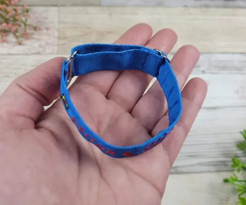 Pulseira de Identificação Personalizada - Azul Royal