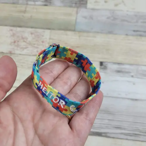 Pulseira de Identificação Infantil Autismo Tea - Branca