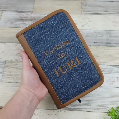 Capa Caderneta de Vacinação Personalizada Bordada