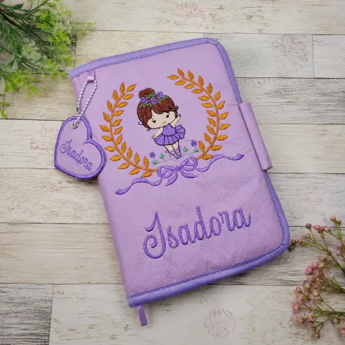 Capa Caderneta de Vacinação Personalizada Bordada