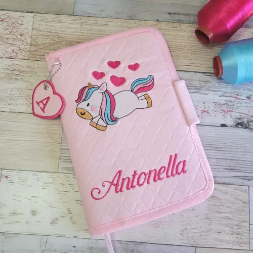 Capa Caderneta de Vacinação Personalizada Bordada