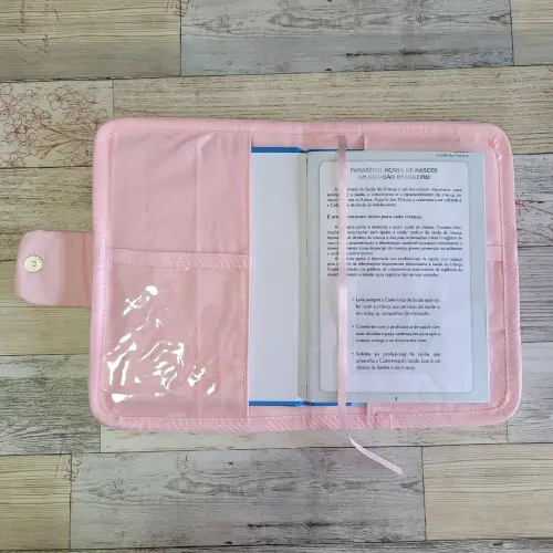 Capa Caderneta de Vacinação Personalizada Bordada