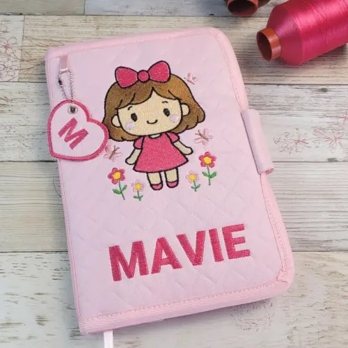Capa Caderneta de Vacinação Personalizada Bordada