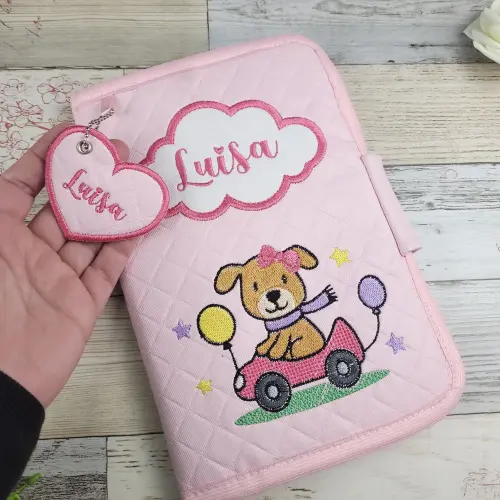 Capa Caderneta de Vacinação Personalizada Bordada