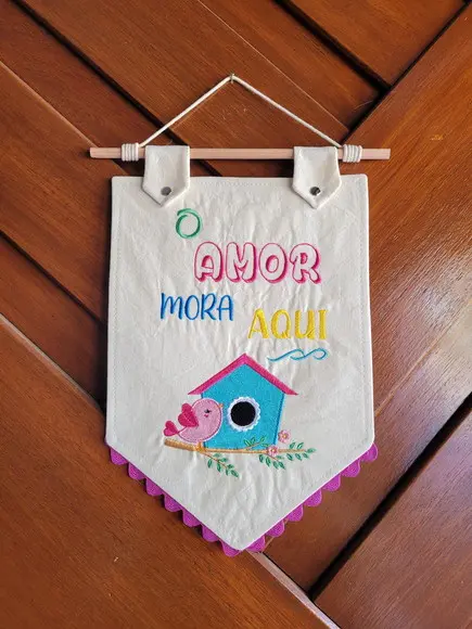 Enfeite de Porta - Flâmula Decorativa