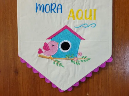Enfeite de Porta - Flâmula Decorativa