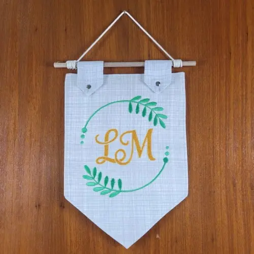 Flâmula Enfeite de Porta Quarto de Casal