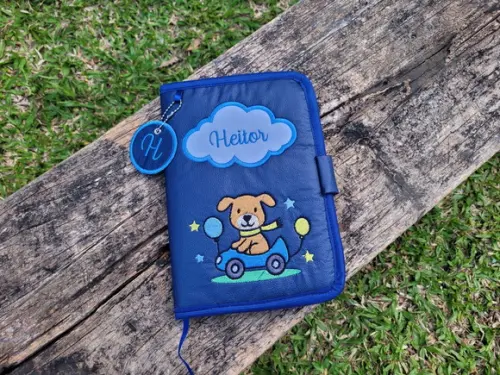 Kit Capa de Caderneta de Vacinação+ Flâmula Maternidade