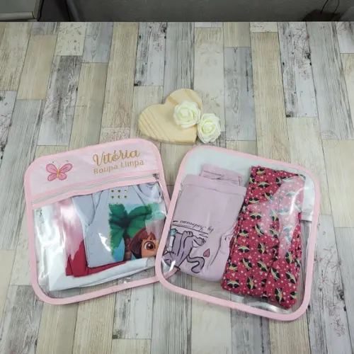 Kit Saco de Roupa Limpa e Suja Personalizado Impermeável