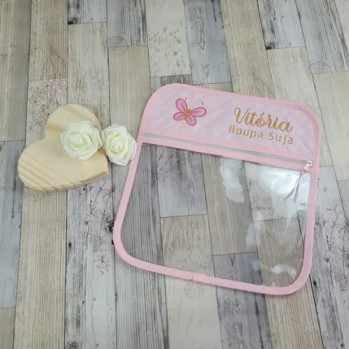 Kit Saco de Roupa Limpa e Suja Personalizado Impermeável