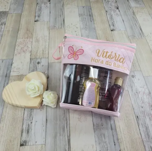 Necessaire Porta Shampoo Impermeável Personalizada