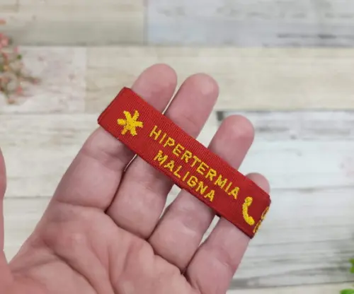 Pulseira de Identificação com Alerta Médico
