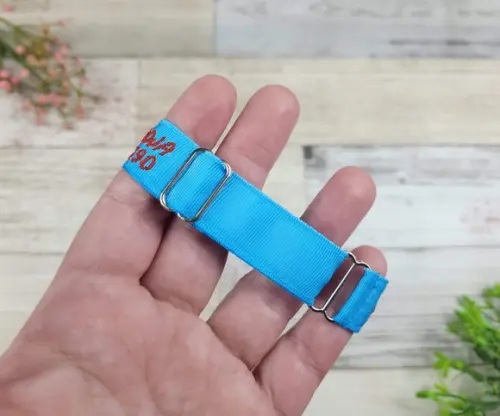 Pulseira de Identificação com Alerta Médico - Azul Turquesa