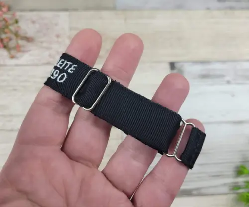 Pulseira de Identificação com Alerta Médico - Preto