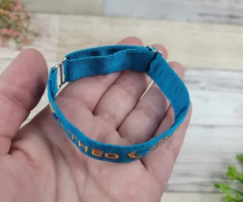 Pulseira de Identificação Personalizada - Azul Tifa