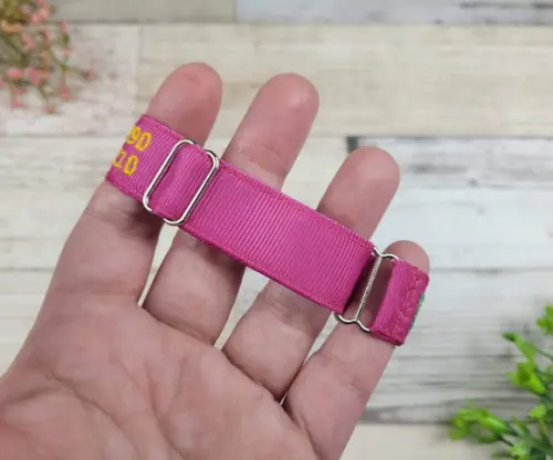 Pulseira de Identificação Personalizada - Rosa Pink