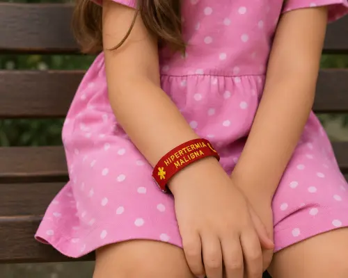 Pulseira de Identificação com Alerta Médico