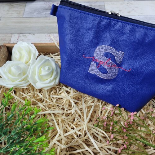 Necessaire Feminina Personalizada com Nome e Inicial