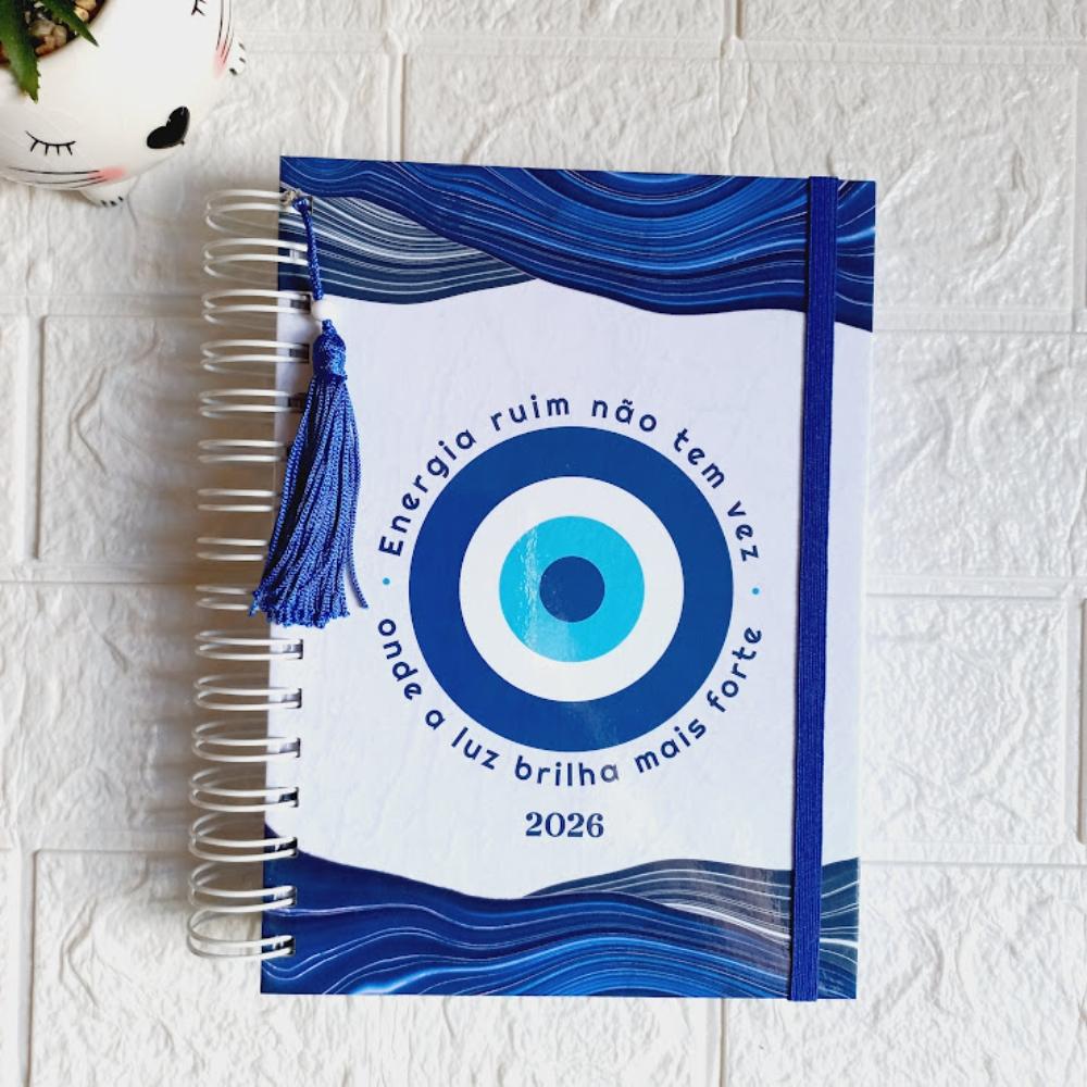 Agenda 2026 Olho Grego Personalizada | Dinha's Arte