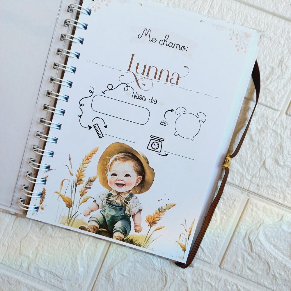 Caderneta de Saúde do Bebê Personalizada |Dinha's Arte