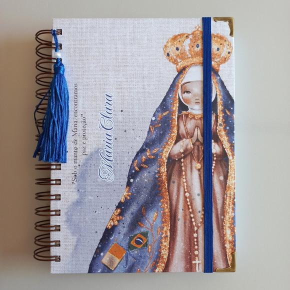 Agenda Católica 2027 Personalizada Nossa Senhora A5 Fé