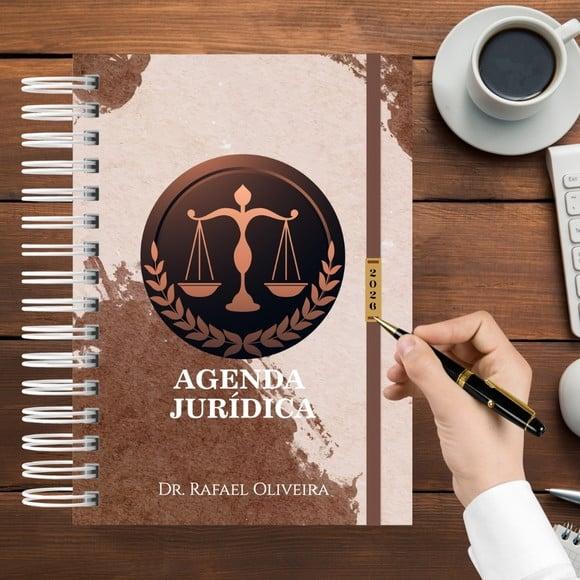 Agenda Jurídica Personalizada 2027 para Advogados