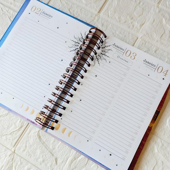 Agenda Mística 2026 Clássica A5 Astrologia Holográfica
