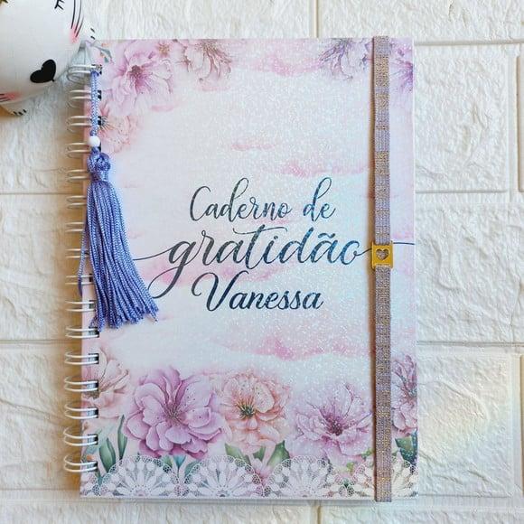 Caderno da Gratidão Personalizado com Nome | Diário de Gratidã