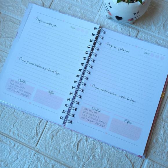 Caderno da Gratidão Personalizado com Nome | Diário de Gratidã