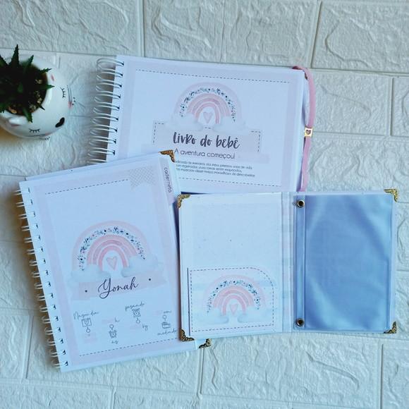 Kit  do Bebê Arco-Íris Menina