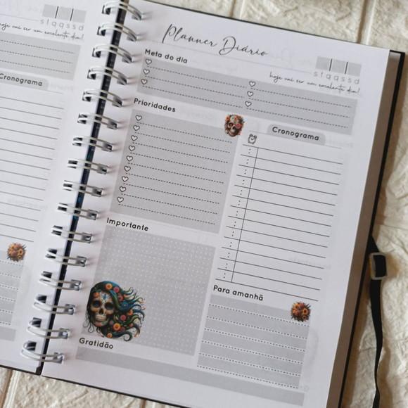 Planner Diário Caveira Mexicana 01