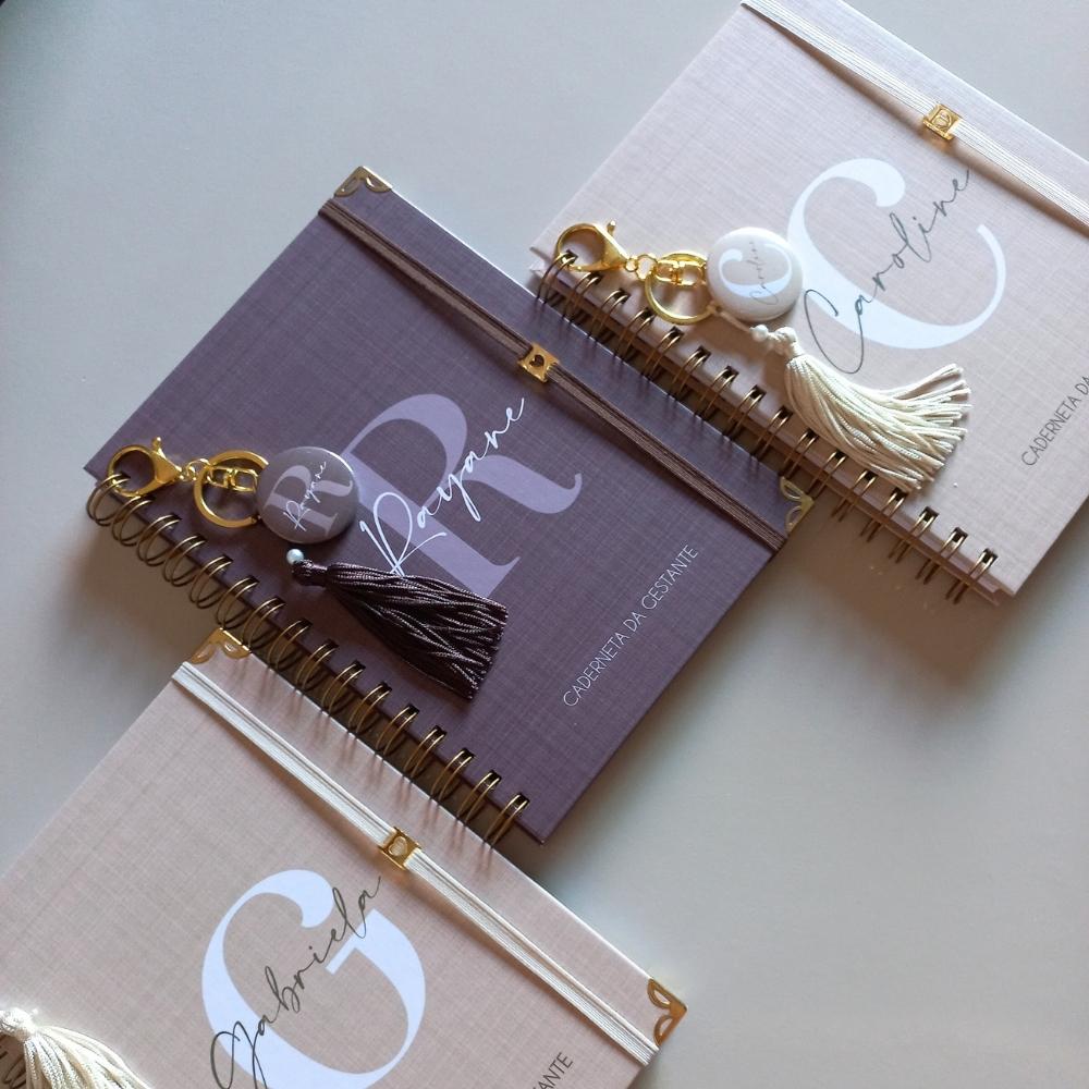 Caderneta da Gestante Personalizada Minimalista e Elegante