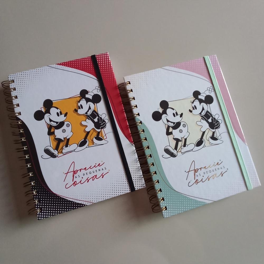 Caderno Mickey Vintage Retrô Personalizado