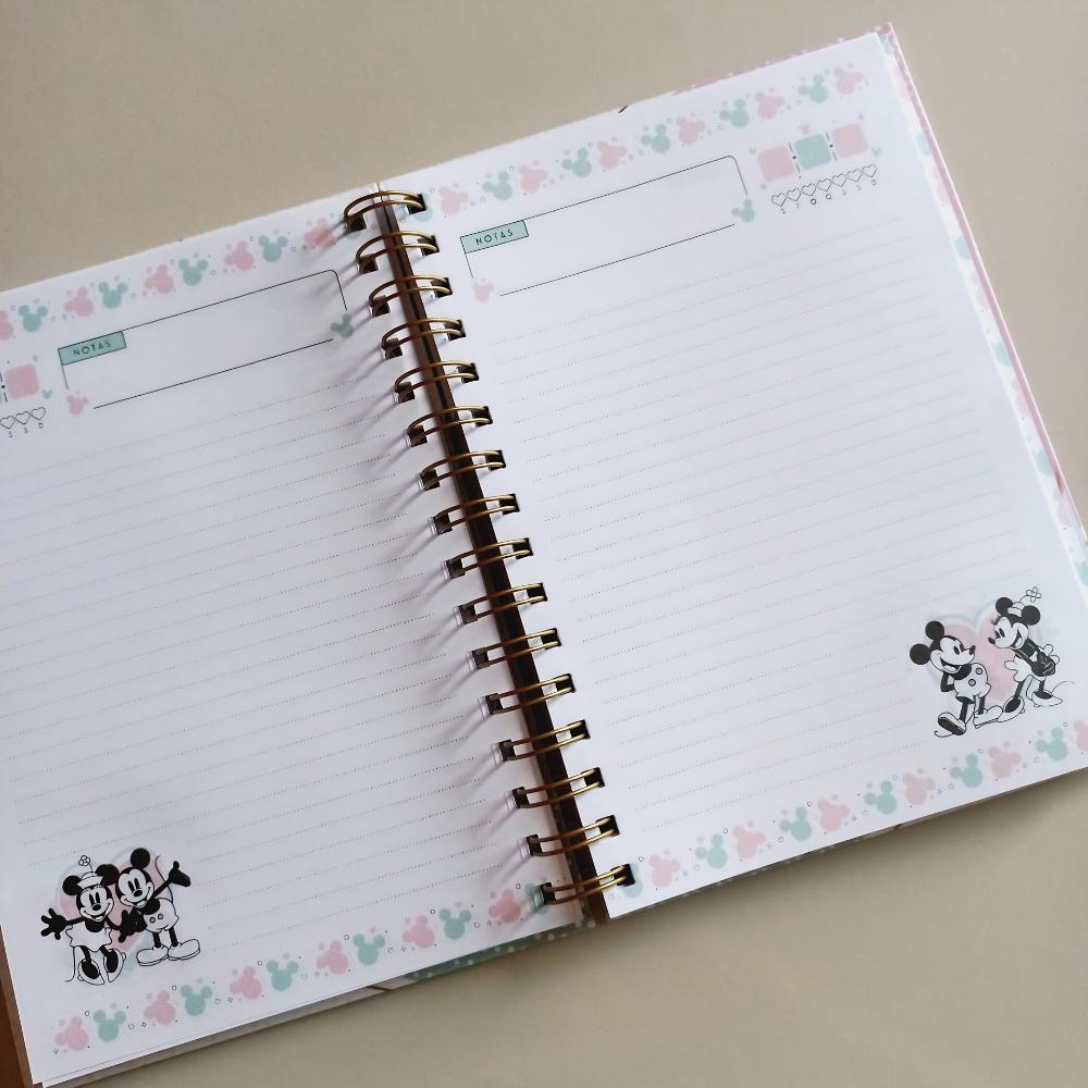 Caderno Mickey Vintage Retrô Personalizado