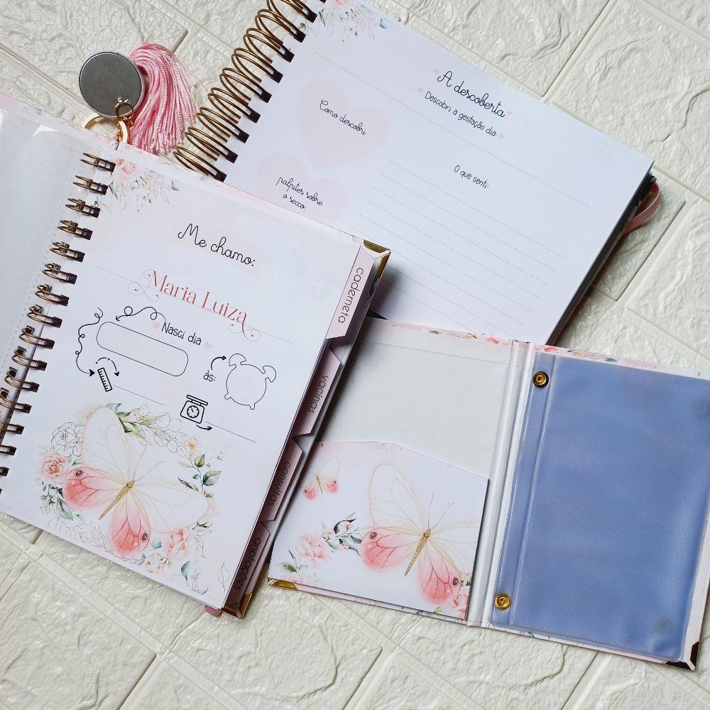 Kit Bebê Borboleta Personalizado com Acabamento Premium